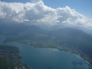 Looking back S Lake Annecy