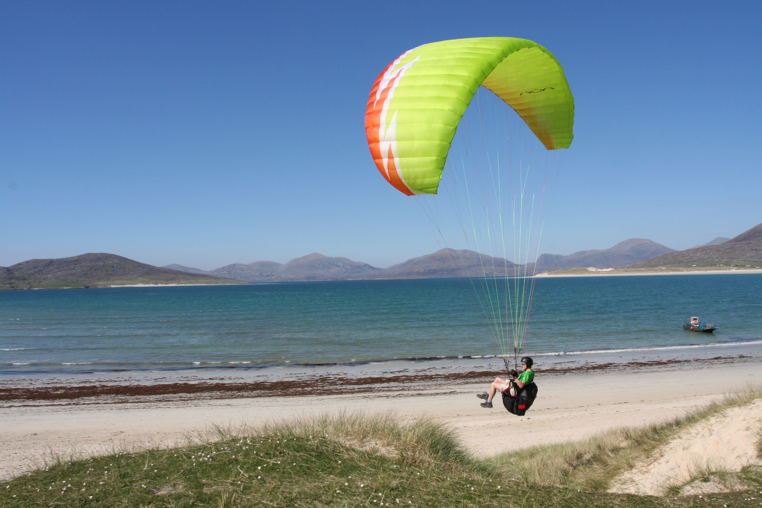 Flying in the Outer Hebrides (Scotland)