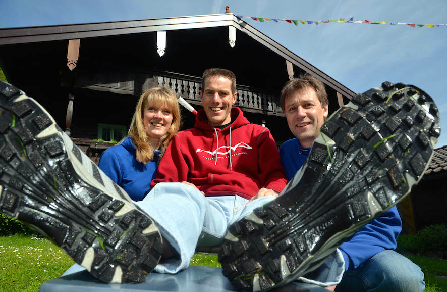 X-Alps 2011: Steve Nash and Team GBR (Shirley Nash, Richard Bungay) in the Alps