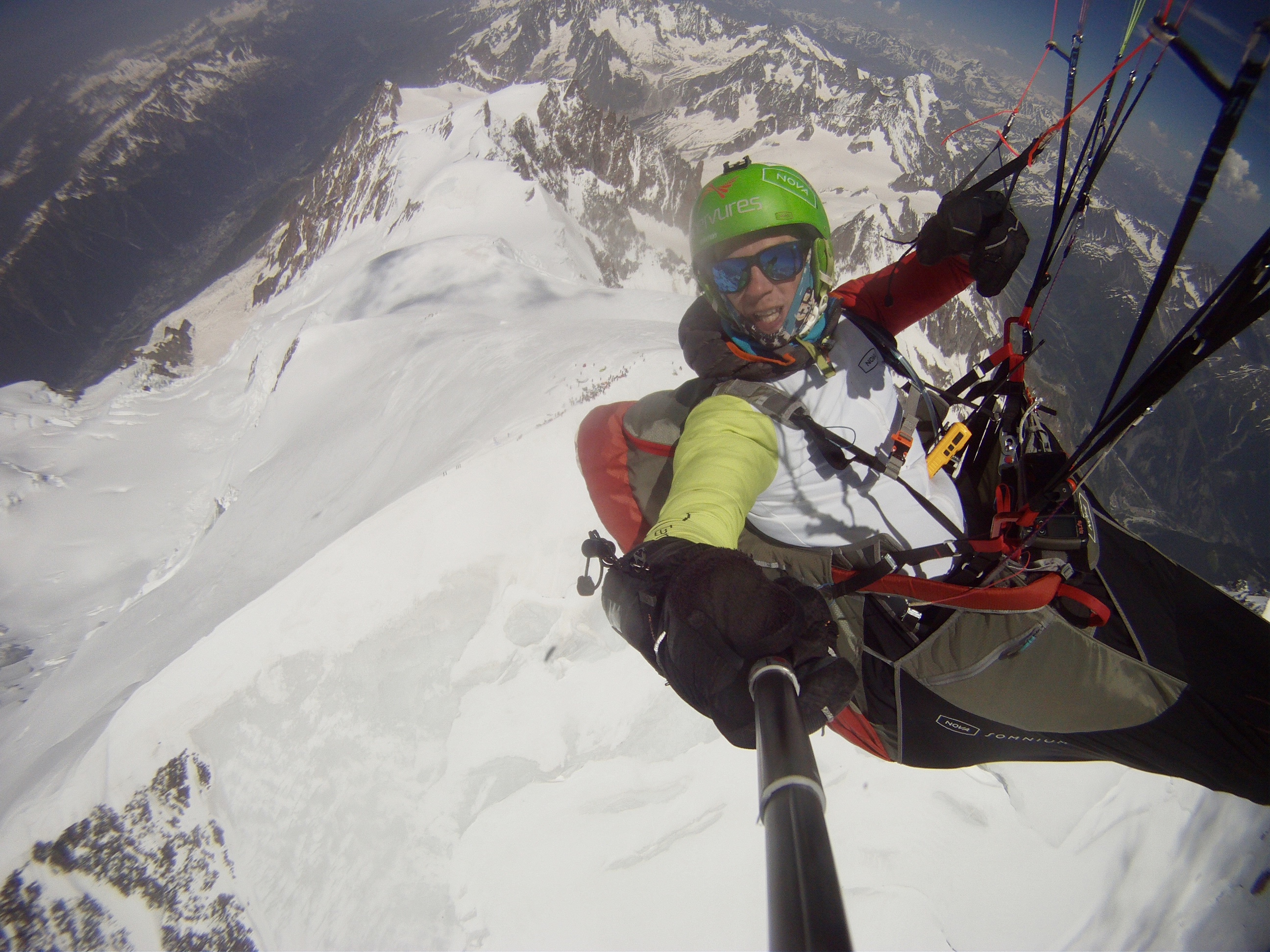 WHEN DREAMS COME TRUE: LANDING ON TOP OF MONT BLANC