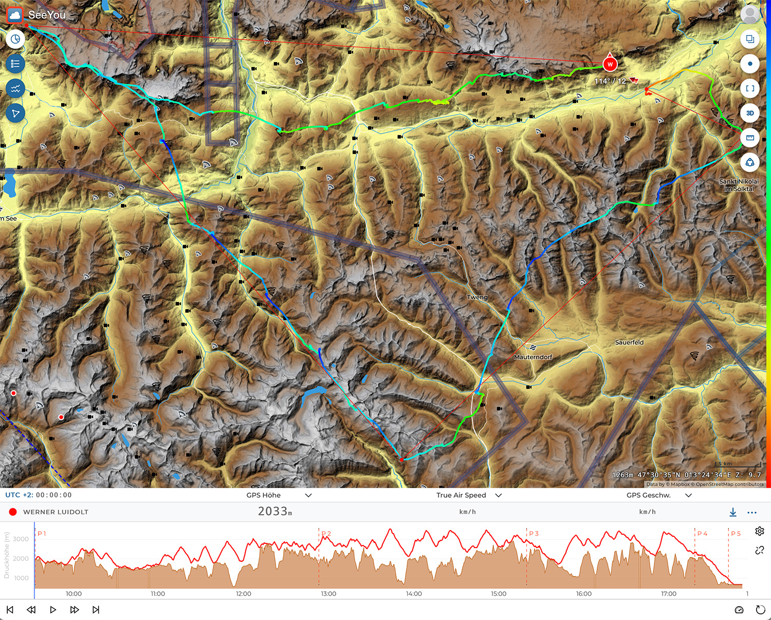 Neue Route für das Stoderzinken FAI-Dreieck mit 2 x Alpenhauptkamm