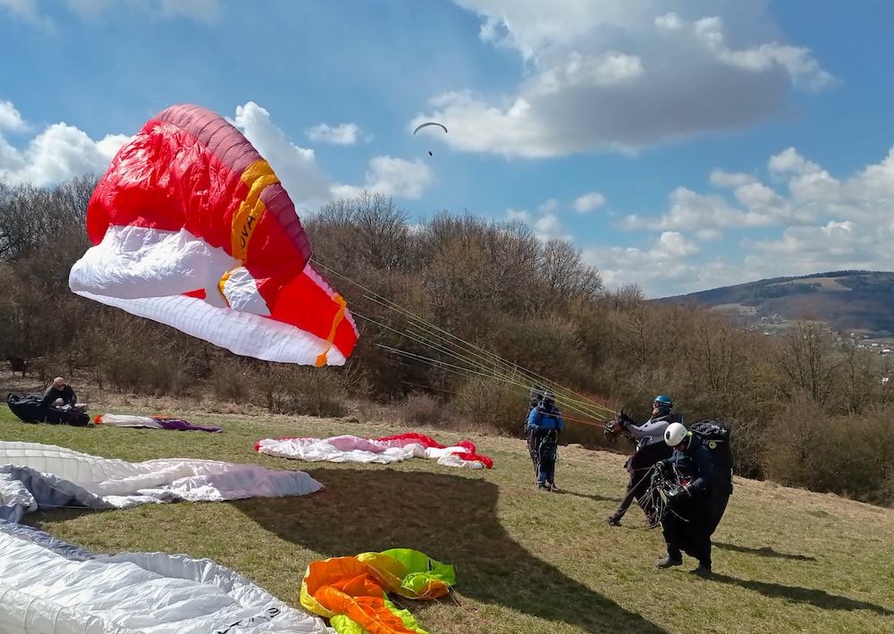 At the take-off in Horná Súča