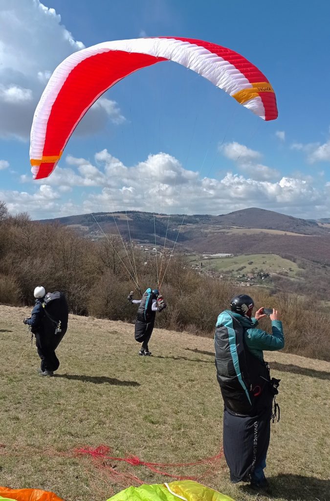 About to take off in Horná Súča